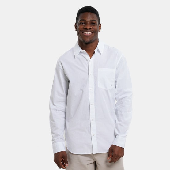 Calvin Klein Poplin Classic Fit Ανδρικό Πουκάμισο