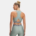 Under Armour HeatGear Rib Γυναικείο Αμάνικο T-Shirt