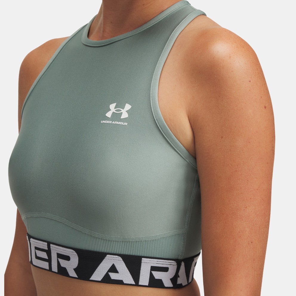 Under Armour HeatGear Rib Γυναικείο Αμάνικο T-Shirt