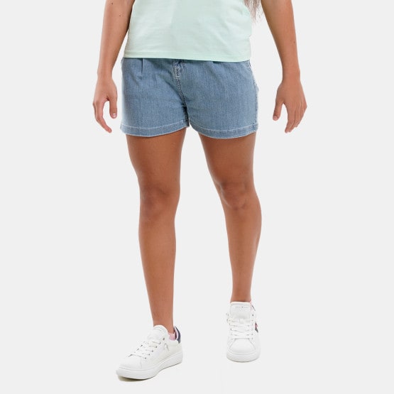 Tommy Jeans Wide Παιδικό Τζιν Σορτς