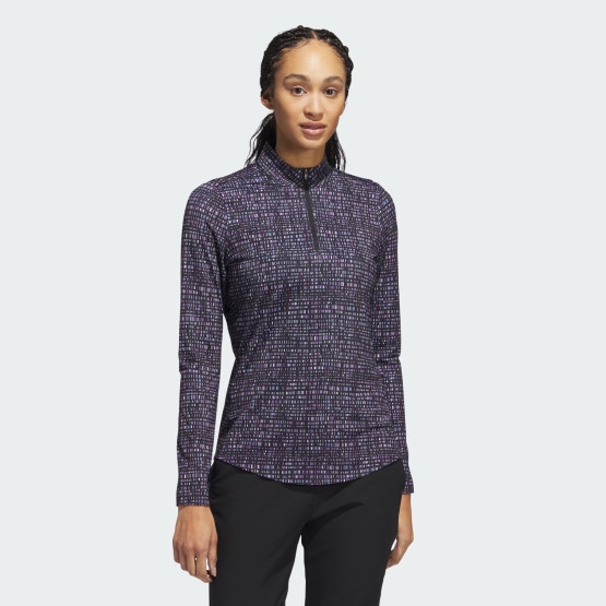 adidas Ultimate365 Printed Quarter Zip Mock