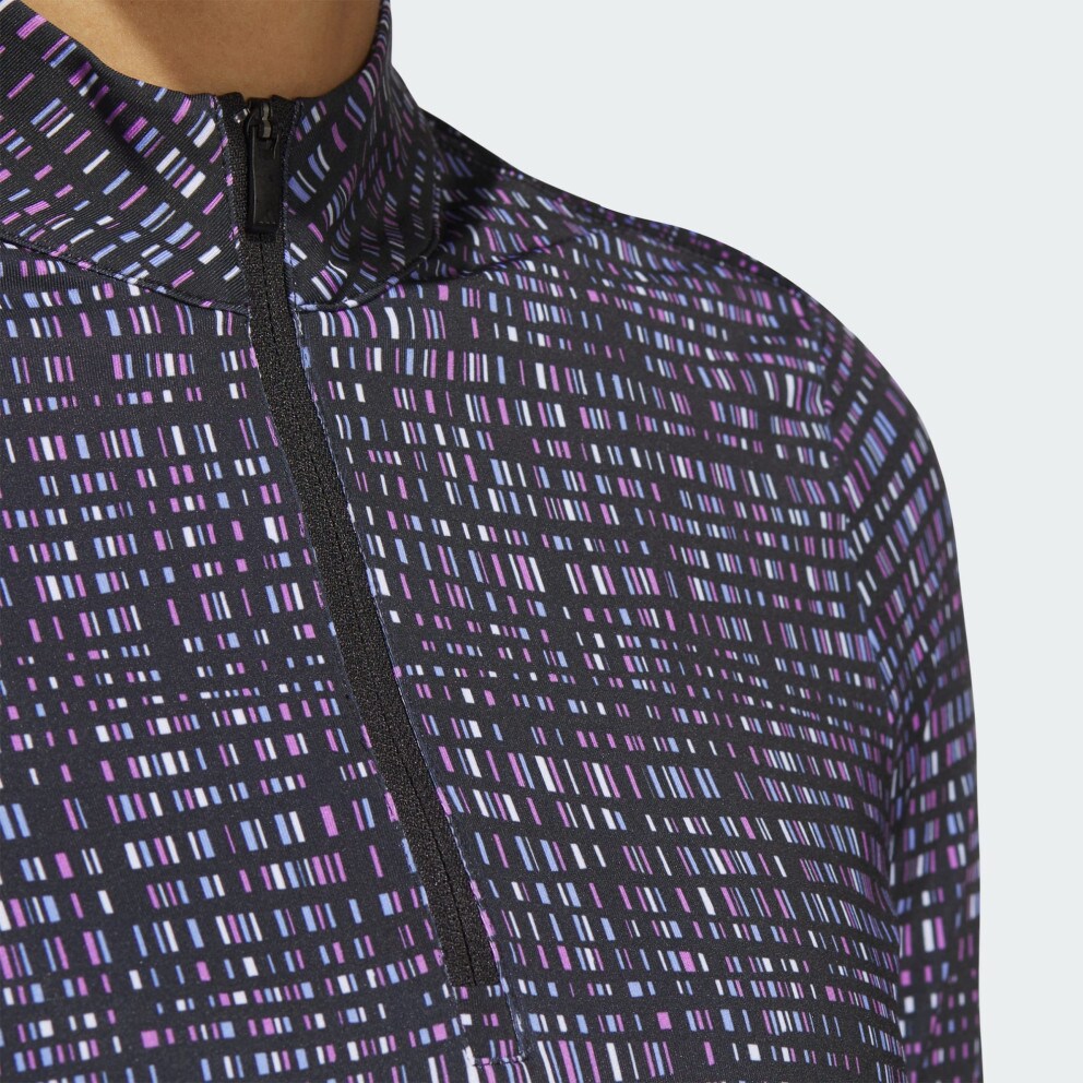adidas Ultimate365 Printed Quarter Zip Mock
