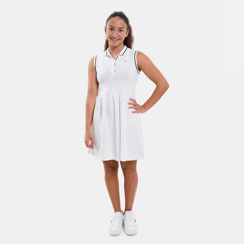 Tommy Jeans Broderie Anglaise Polo Slvls