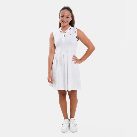 Tommy Jeans Broderie Anglaise Polo Slvls