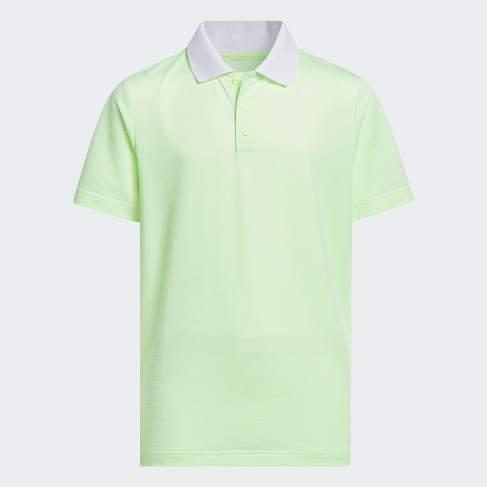 adidas Ottoman Striped Short Sleeve Polo Shirt Kids