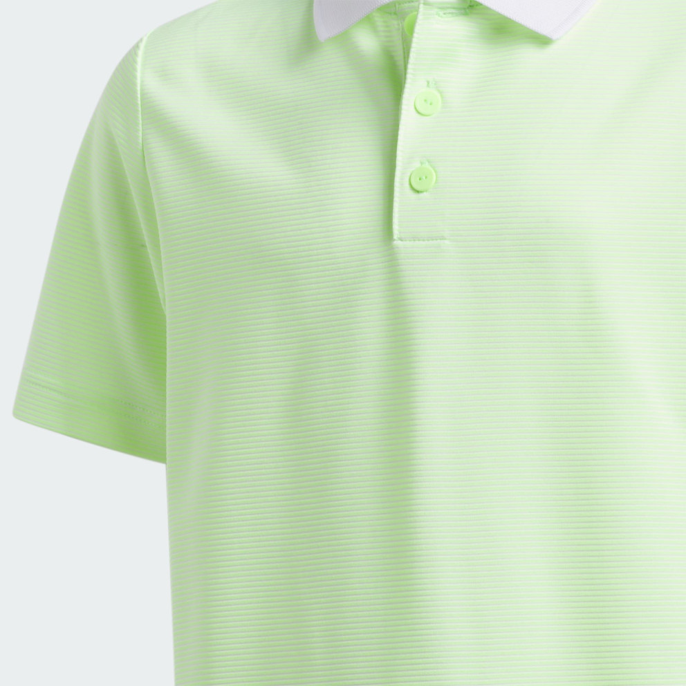 adidas Ottoman Striped Short Sleeve Polo Shirt Kids