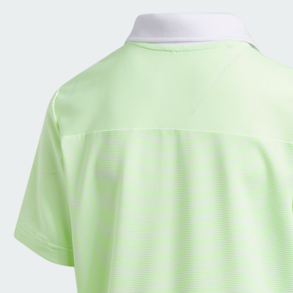 adidas Ottoman Striped Short Sleeve Polo Shirt Kids