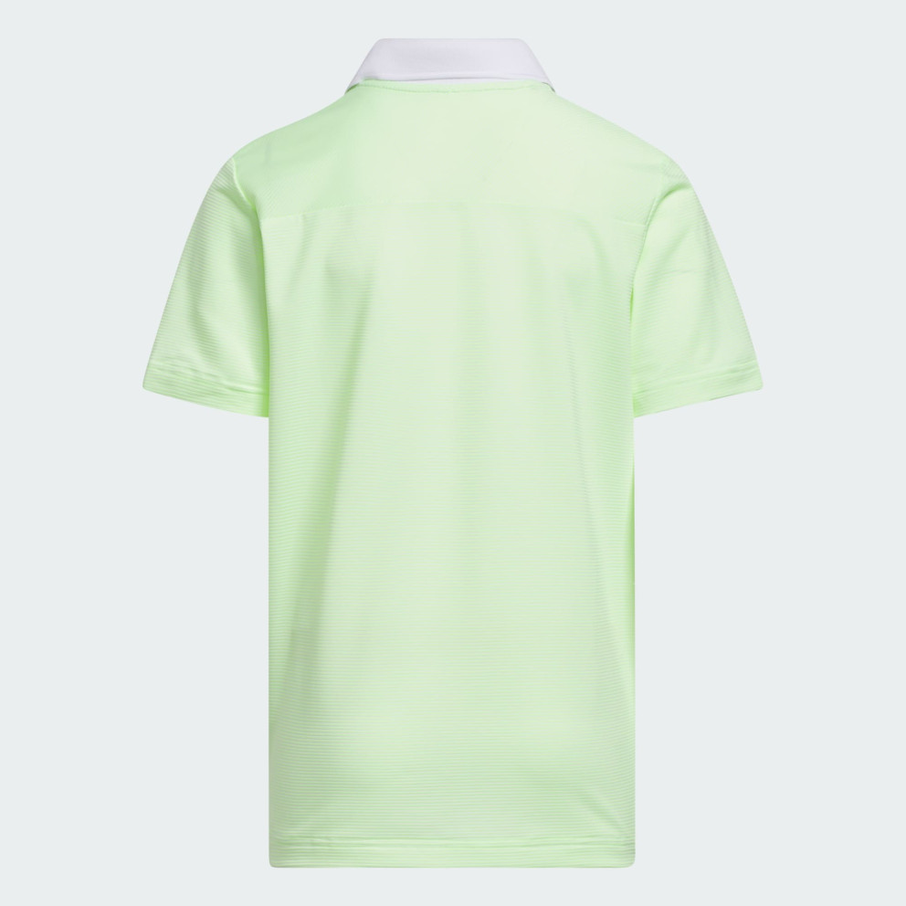 adidas Ottoman Striped Short Sleeve Polo Shirt Kids