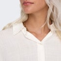 Only Onlastrid Life 2/4 Regular Fit Γυναικείο Κοντομάνικο Πουκάμισο