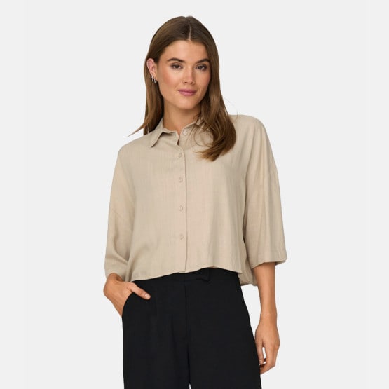 Only Onlastrid Life 2/4 Regular Fit Γυναικείο Κοντομάνικο Πουκάμισο