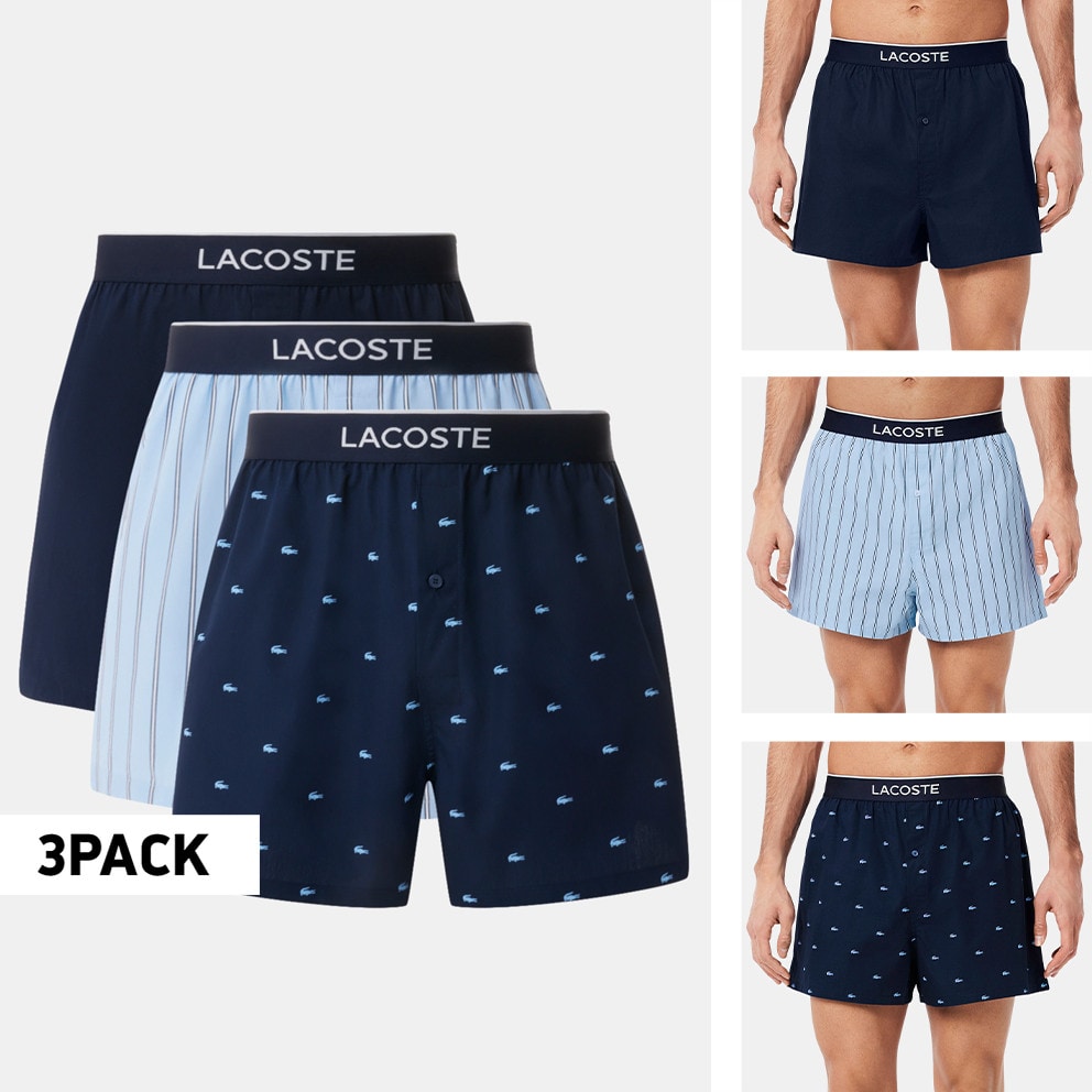 Lacoste Σετ 3 Εσωρουχων Boxer Shorts