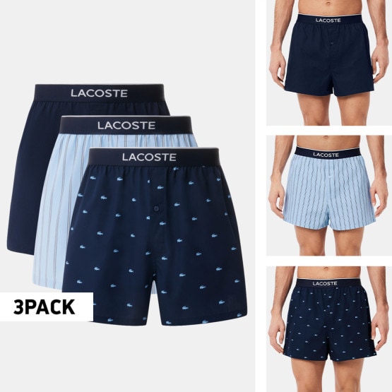 Lacoste Σετ 3 Εσωρουχων Boxer Shorts