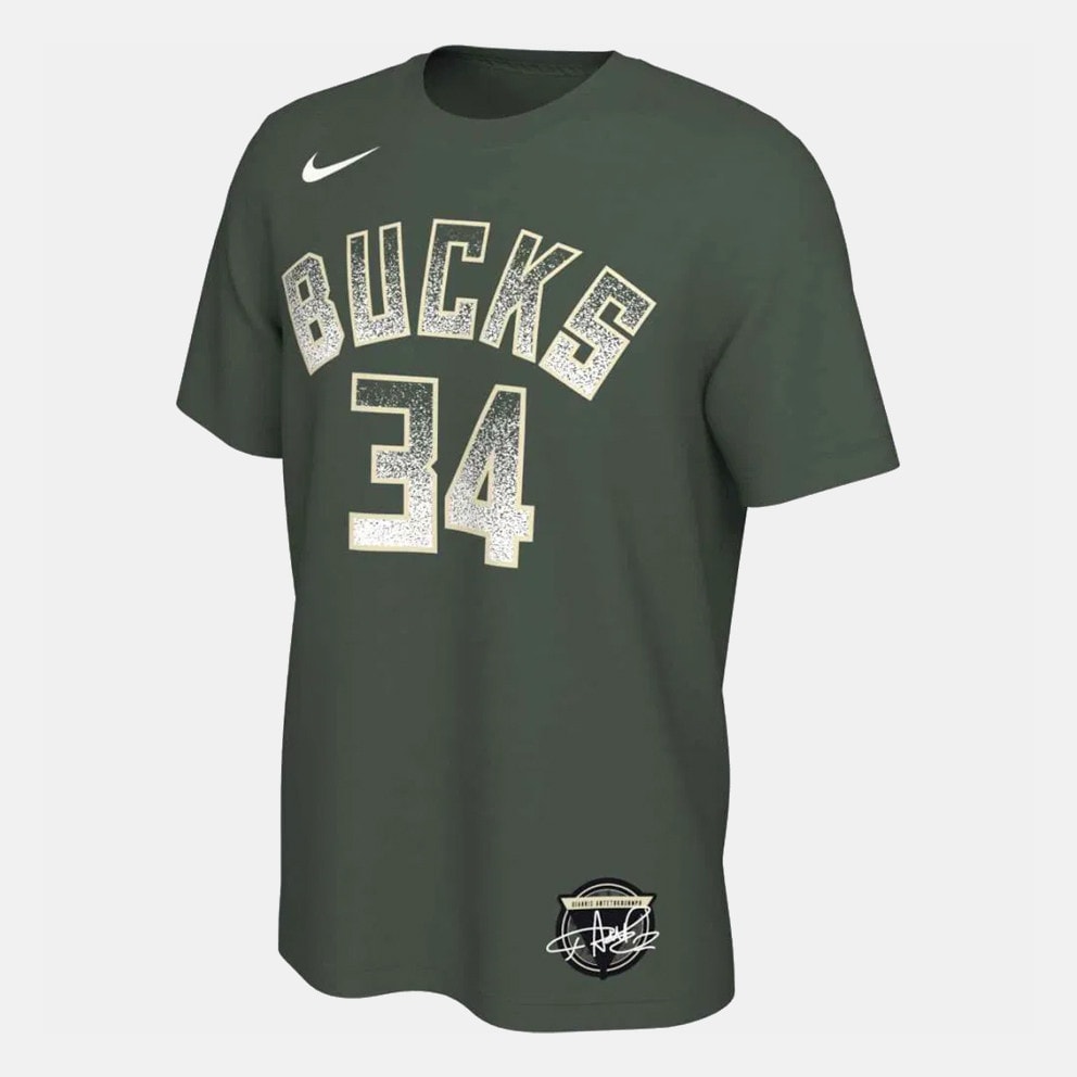 Nike Milwaukee Bucks Giannis Antetokounmpo 25 Men's T-Shirt