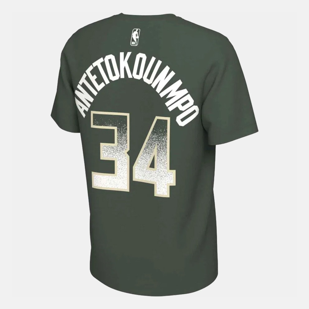 Nike Milwaukee Bucks Giannis Antetokounmpo 25 Men's T-Shirt