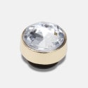 Crocs Jibbitz Gold Clear Gem