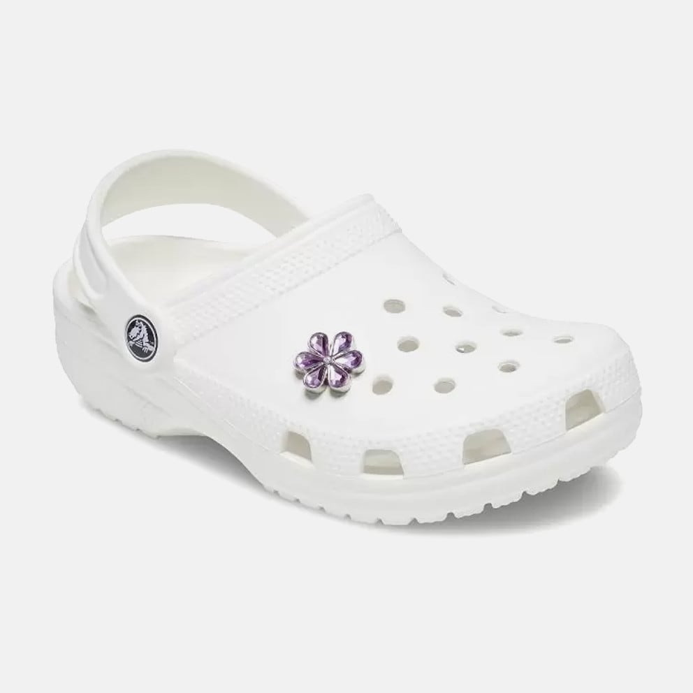 Crocs Jibbitz Purple Blinged Out Daisy