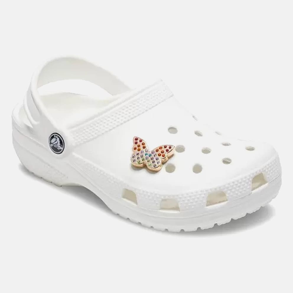 Crocs Jibbitz Gold Rainbow Butterfly