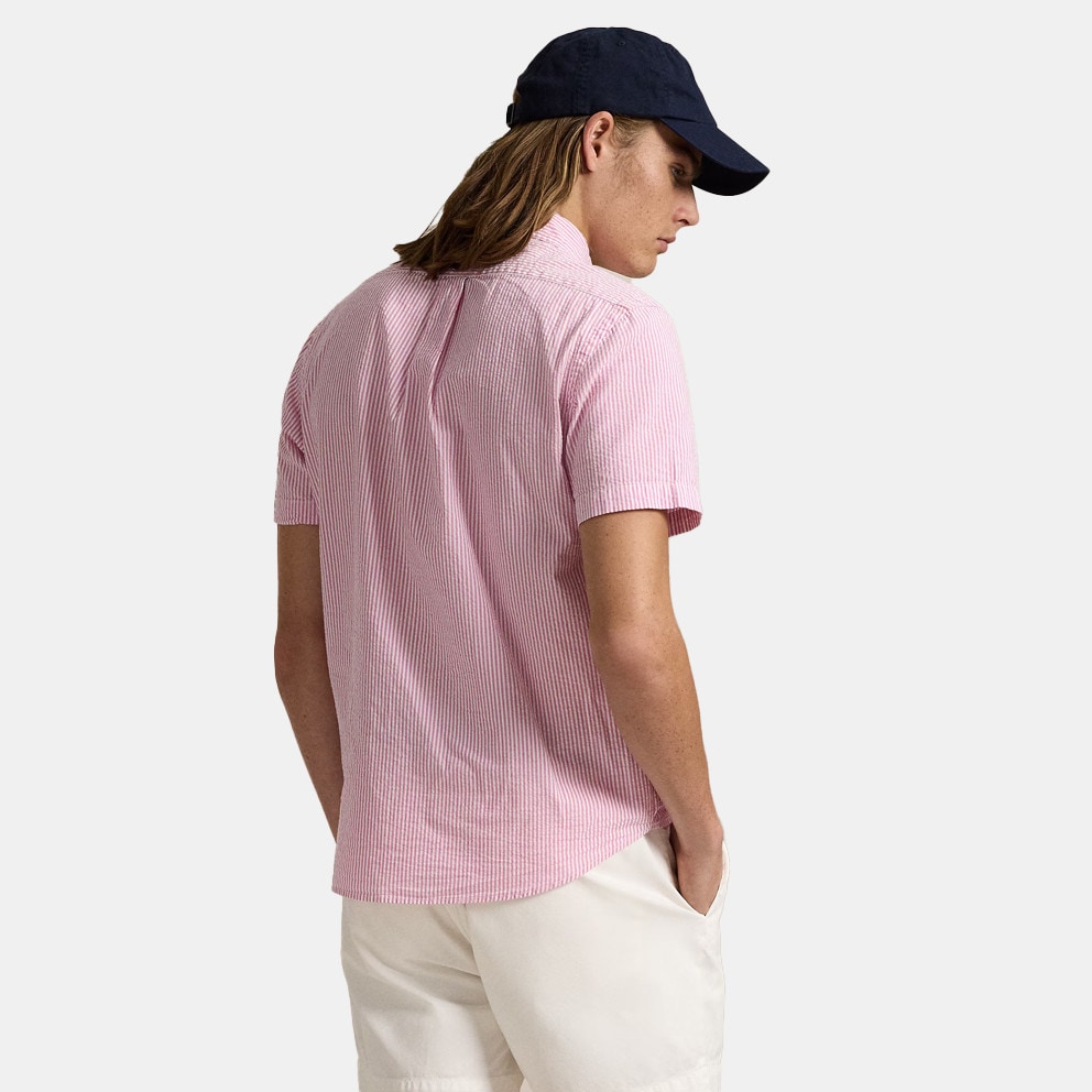 Polo Ralph Lauren Classics 12/16 Custom Fit Seersucker Men's Short Sleeved Shirt