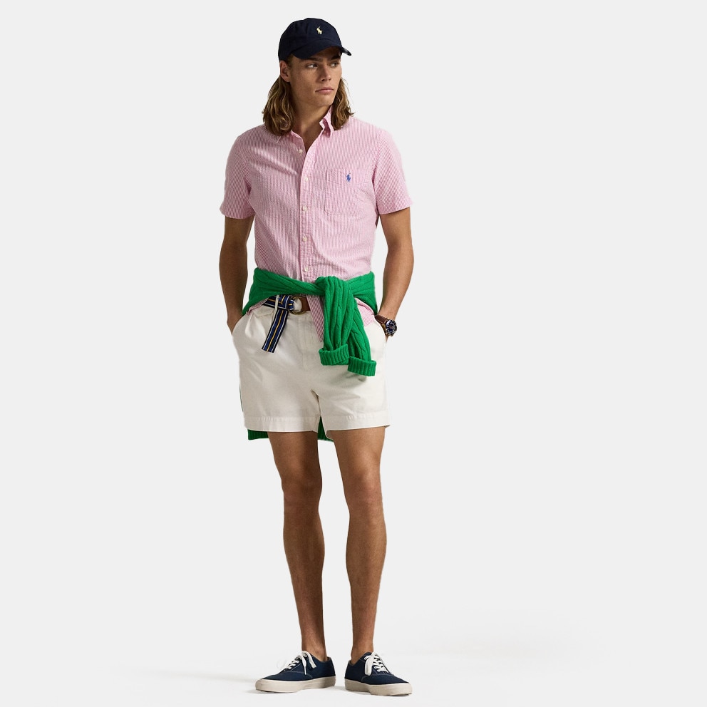 Polo Ralph Lauren Classics 12/16 Custom Fit Seersucker Men's Short Sleeved Shirt