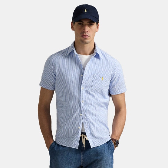 Polo Ralph Lauren Classics 10/16 Custom Fit Ανδρικό Κοντομάνικο Πουκάμισο
