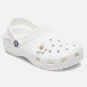 Crocs Jibbitz White Daisy with Gold Center