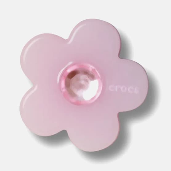Crocs Jibbitz Pink Flower with Gem