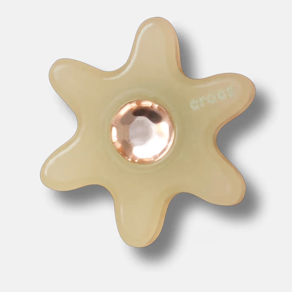 Crocs Jibbitz Tan Flower with Gem