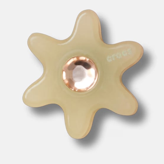 Crocs Jibbitz Tan Flower with Gem