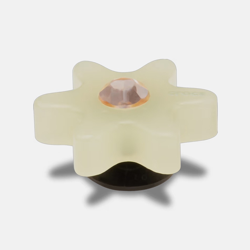 Crocs Jibbitz Tan Flower with Gem