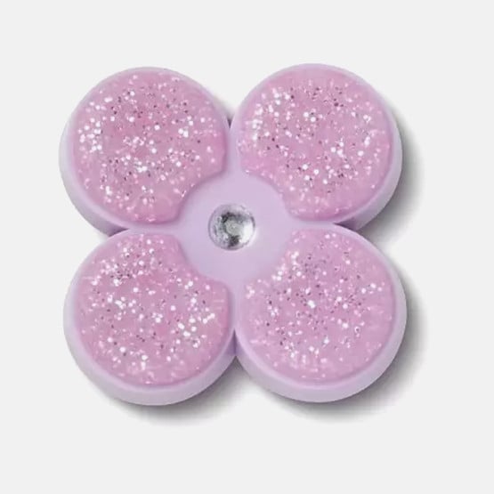 Crocs Jibbitz Tiny Purple Glitter Flower