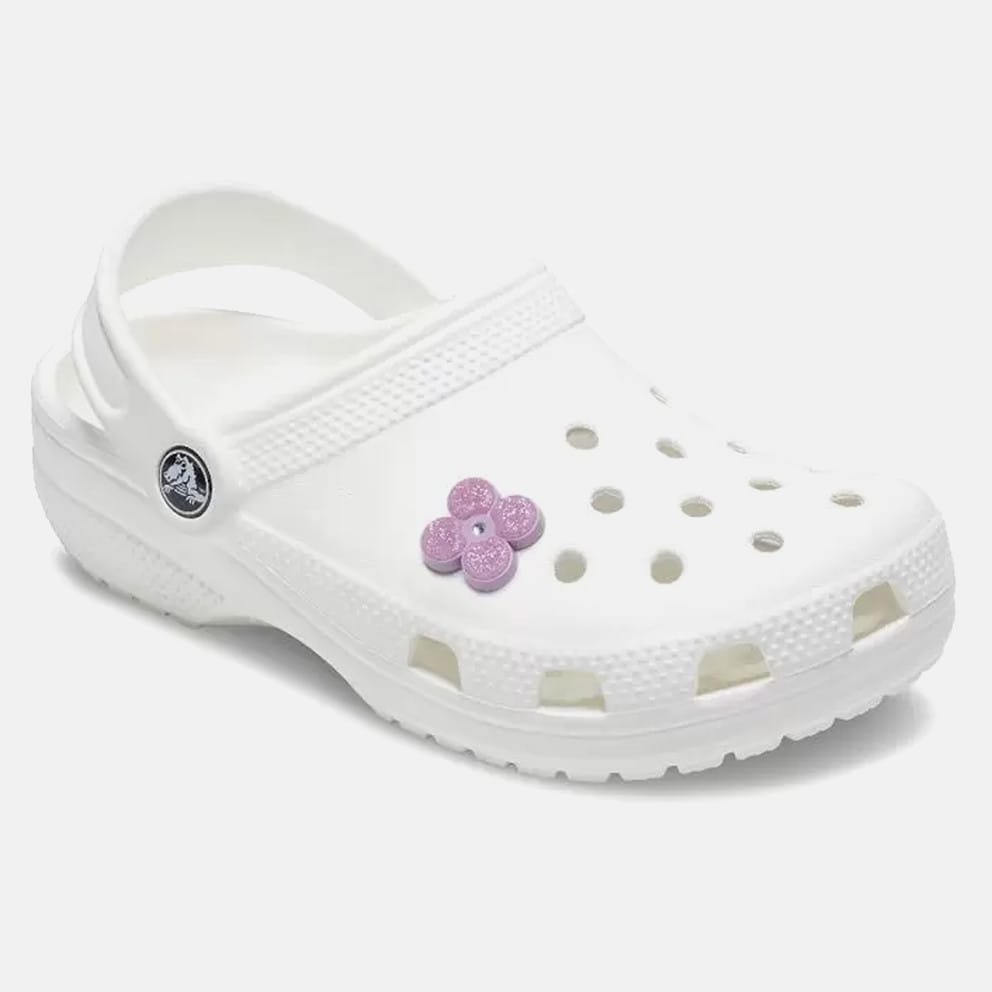 Crocs Jibbitz Tiny Purple Glitter Flower