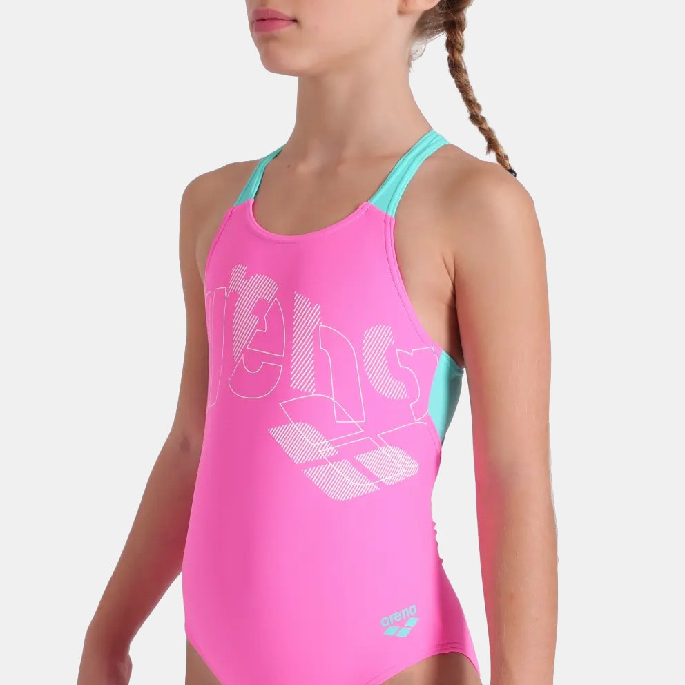 Arena Girl'S  Tales Swimsuit V Back