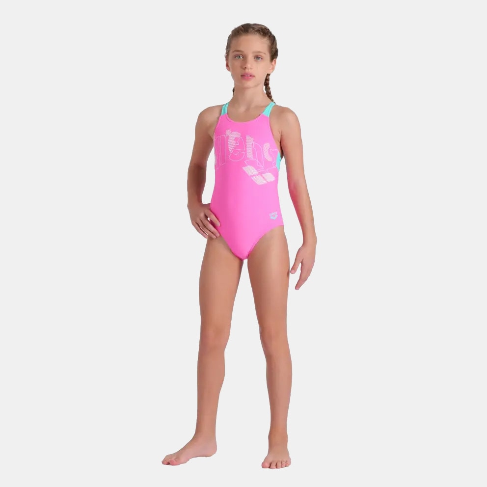Arena Girl'S  Tales Swimsuit V Back