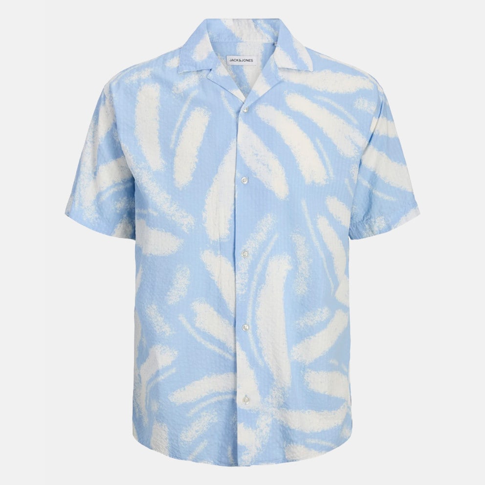 Jack & Jones Jjalberto Seersucker Resort Ανδρικό Κοντομάνικο Πουκάμισο