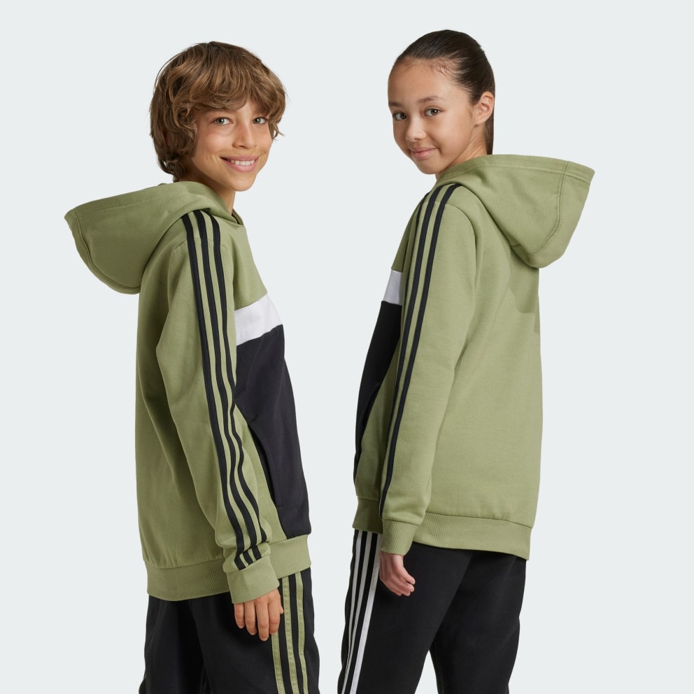 adidas sportswear Tiberio 3-Stripes Colorblock Fleece Hoodie Kids
