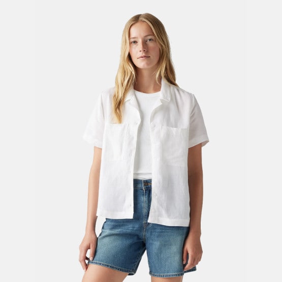 Levi's Sonny Linen Blend Camp Γυναικείο Κοντομάνικο Πουκάμισο