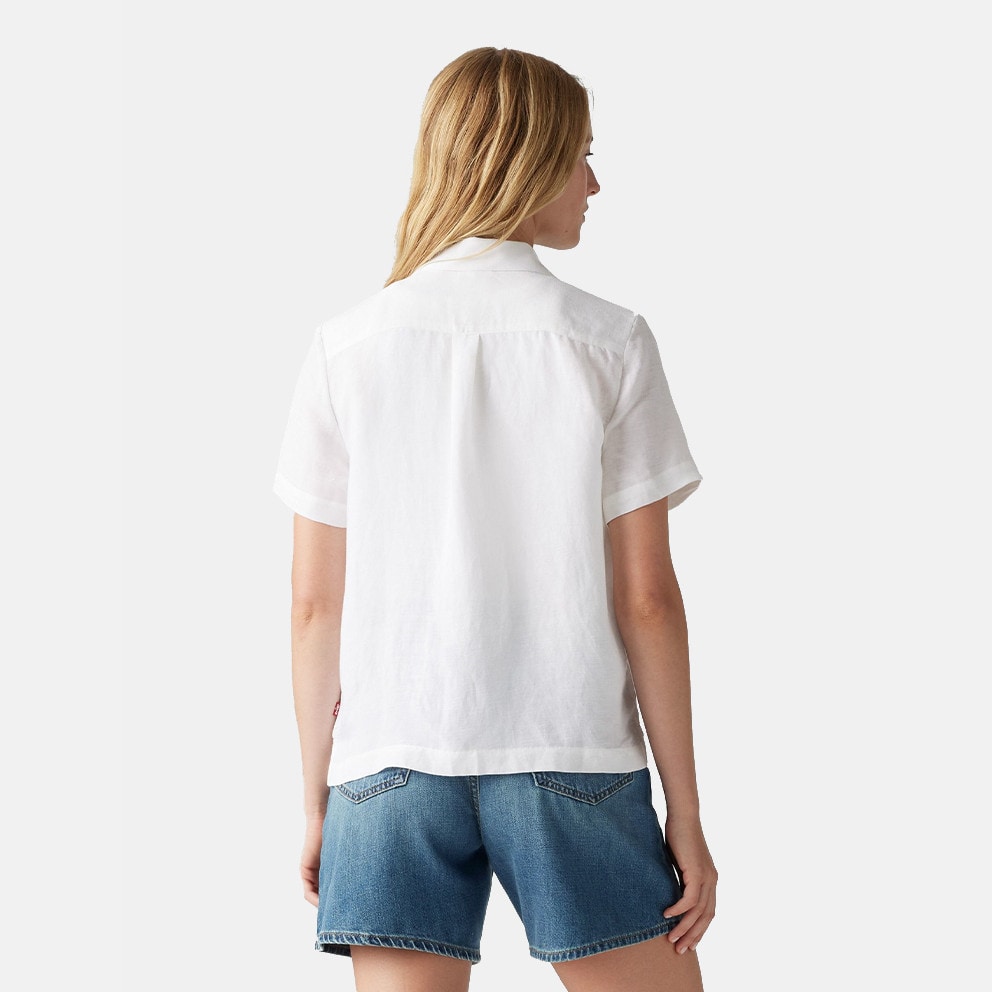 Levi's Sonny Linen Blend Camp Women's Short Sleeved Shirt
