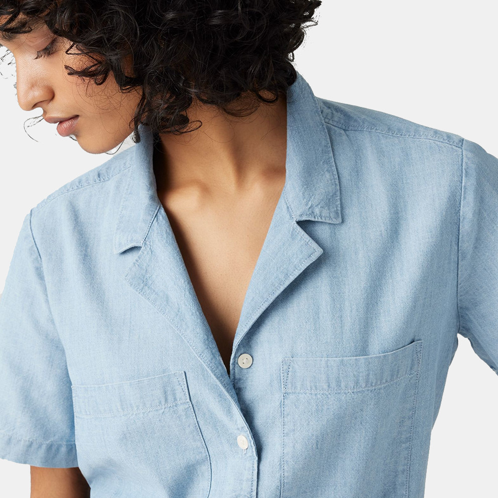 Levi's Sonny Linen Blend Camp Women's Short Sleeved Shirt