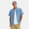 Levi's Authentic Button Down Med Indigo Ανδρικό Κοντομάνικο Πουκάμισο