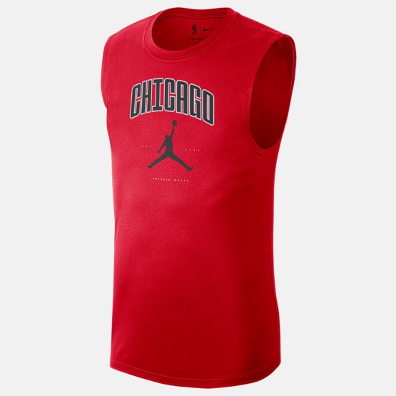 Nike Chicago Bulls Ανδρικό Αμάνικο T-Shirt