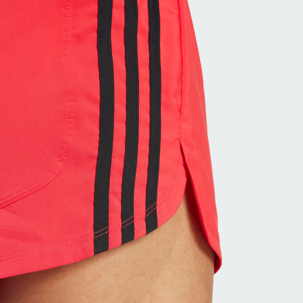 adidas Pacer Training 3-Stripes Woven High-Rise Shorts