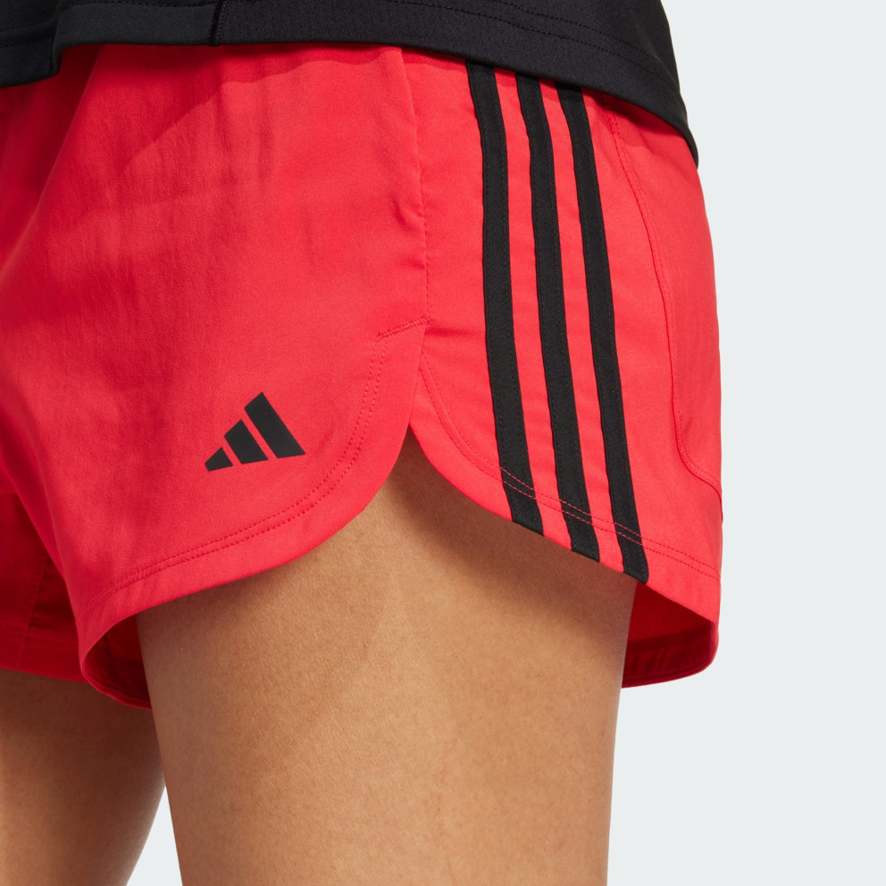 adidas Pacer Training 3-Stripes Woven High-Rise Shorts