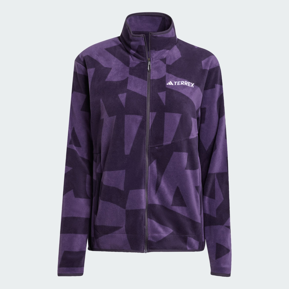 adidas Terrex Multi Printed Full-Zip Fleece Jacket