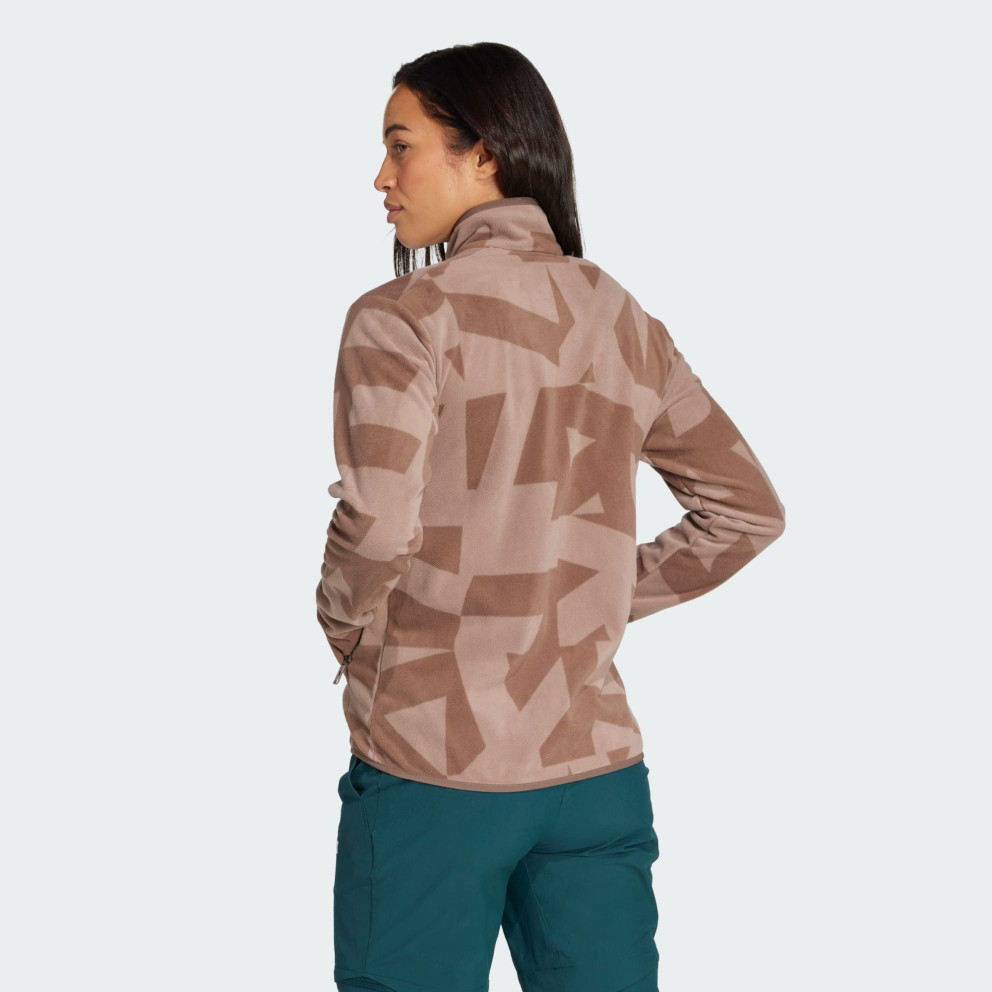 adidas Terrex Multi Printed Full-Zip Fleece Jacket