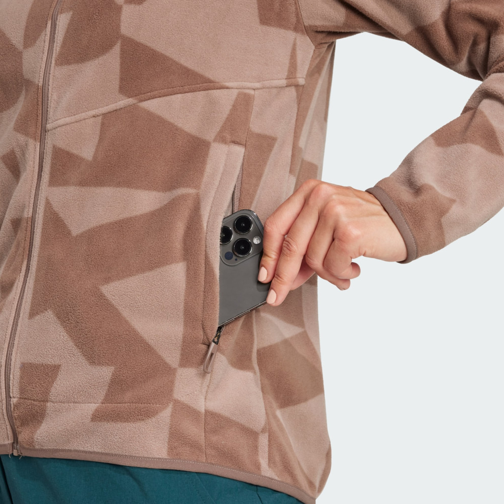 adidas Terrex Multi Printed Full-Zip Fleece Jacket