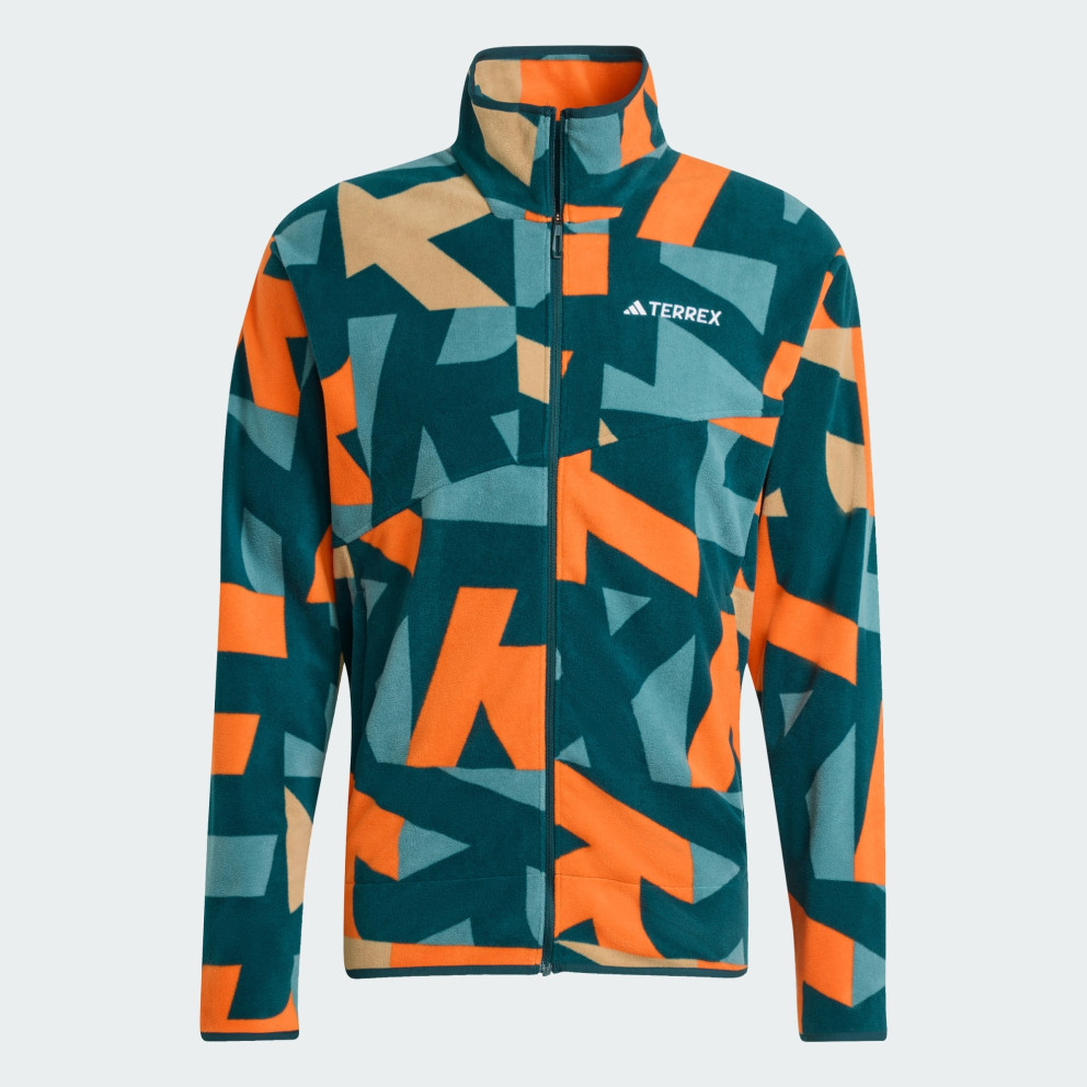 adidas Terrex Multi Printed Full-Zip Fleece Jacket