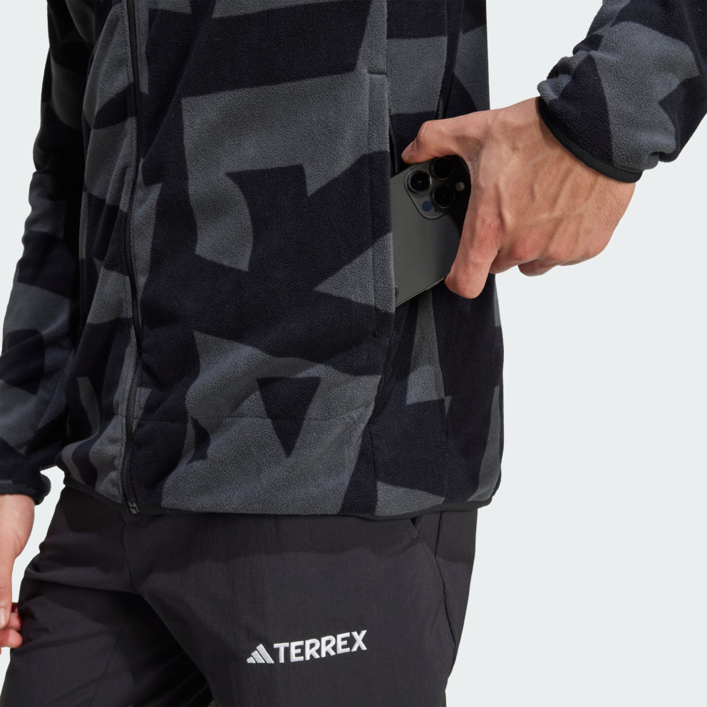 adidas Terrex Multi Printed Full-Zip Fleece Jacket