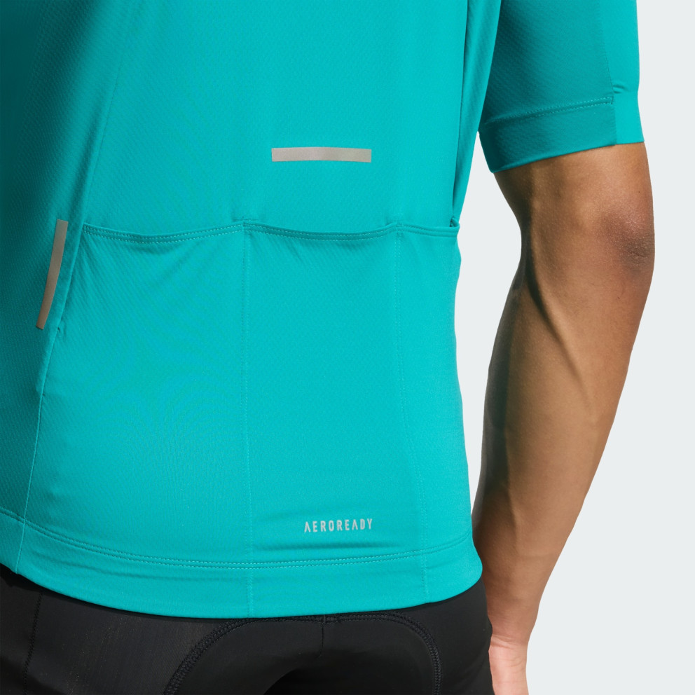 adidas Tempo 3-Stripes Cycling Jersey