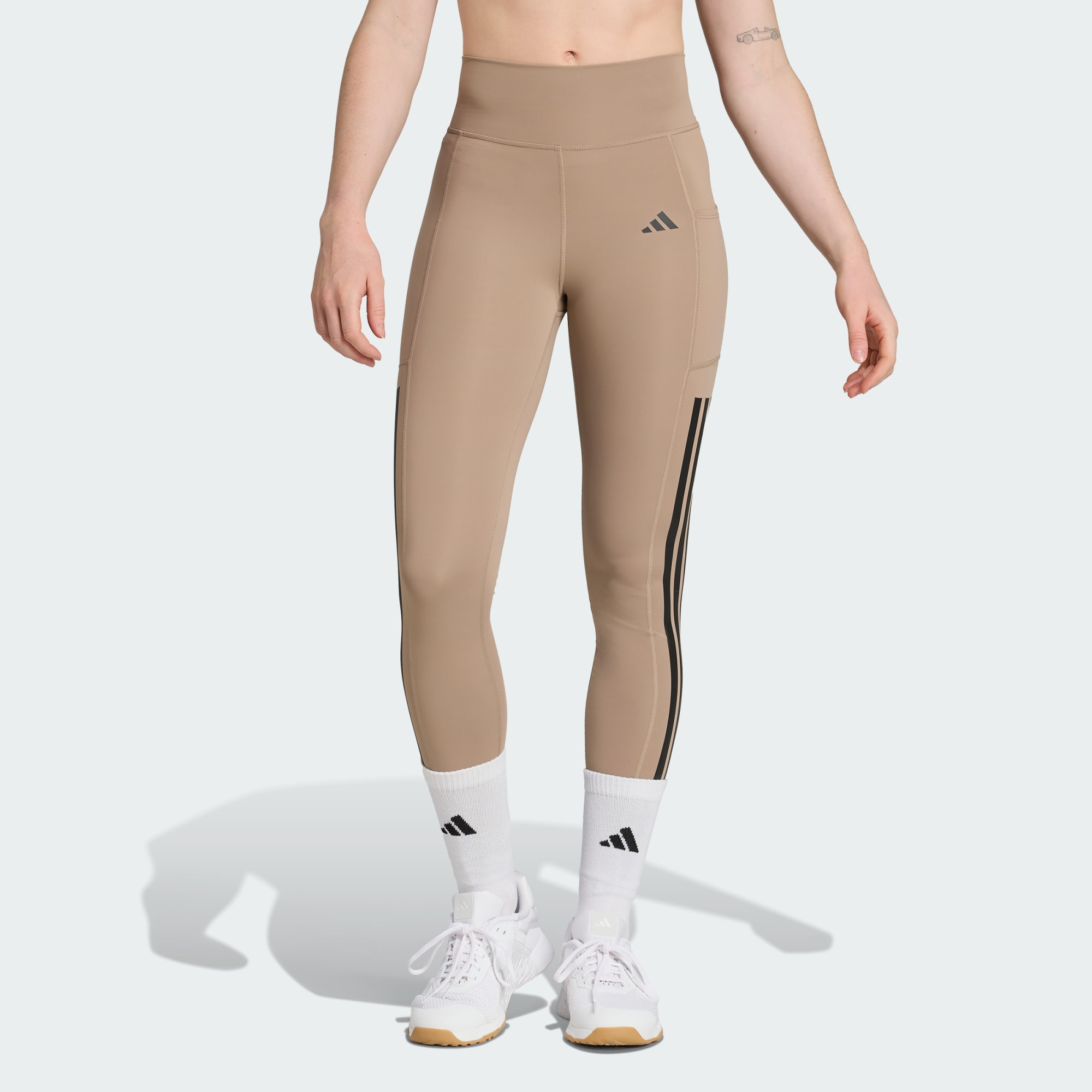  adidas Optime 3-Stripes Full-Length Leggings (9000239340_68053) 2025