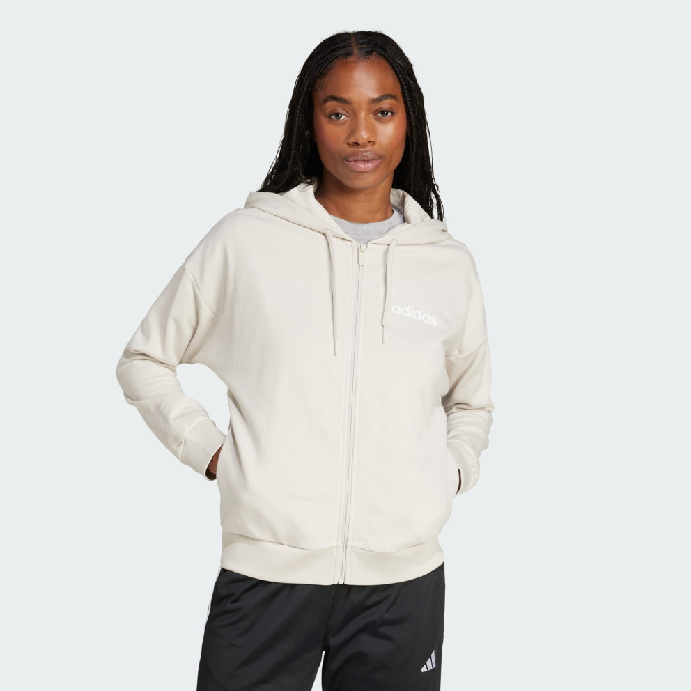 adidas sportswear Essentials Linear Full-Zip French Terry Hoodie